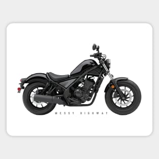 Honda Rebel 300 20 black, sn Magnet